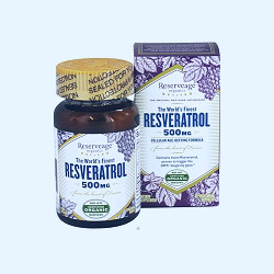 Reserveage Nutrition - Resveratrol 500mg, 30 Vegetarian Capsules